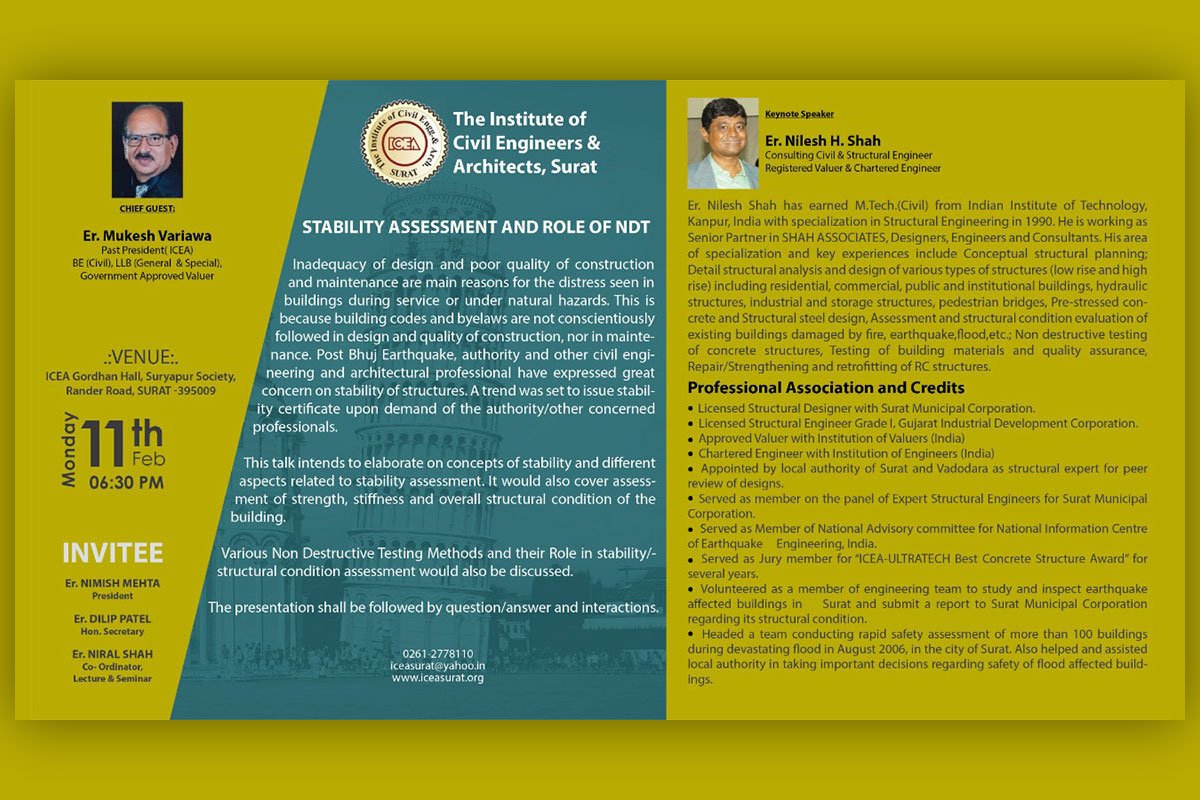 Technical Presentation on Stability Assessment and Role of NDT